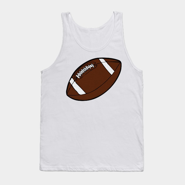 Superbowl NFL Football Tribute - American Football Superbowl - NFL tribute Ball NFL American - Football Ball Tribute Superball Tank Top by TributeDesigns